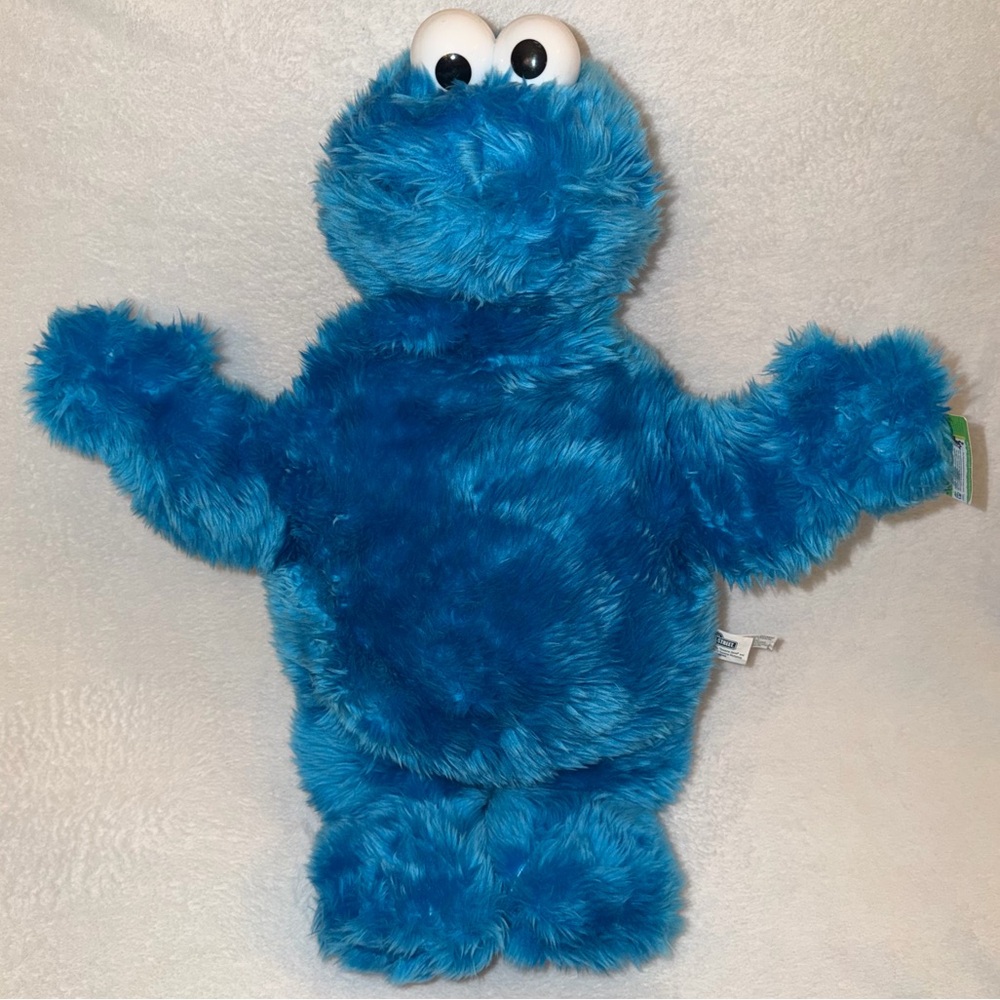 Vintage Cookie Monster Blue Plush Sesame Street stuffed animal Toy 2004
